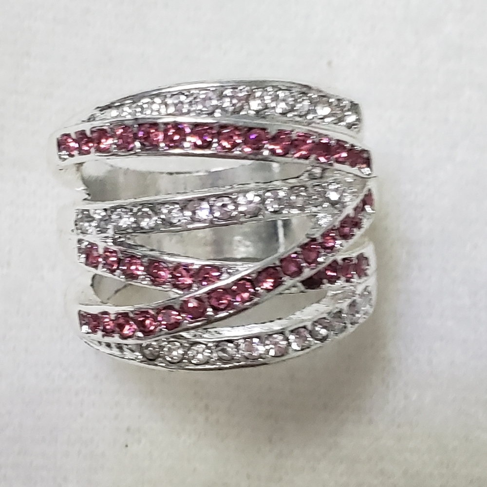 Blushing Rose Layered Ring 8